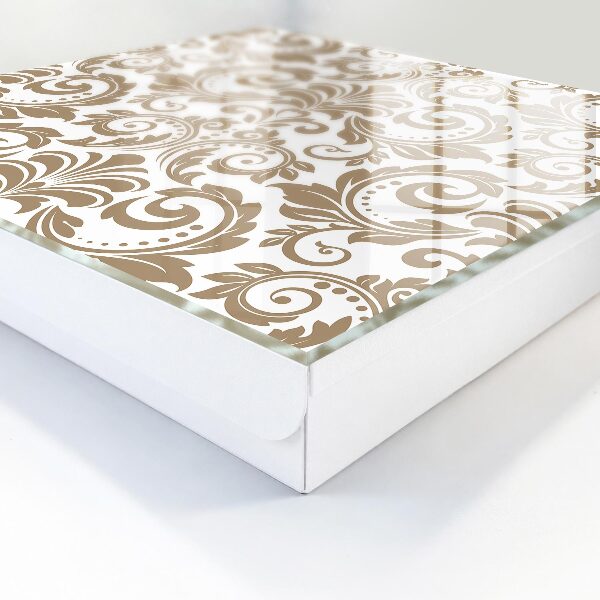 Key storage box Floral ornament