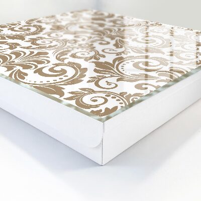 Key storage box Floral ornament