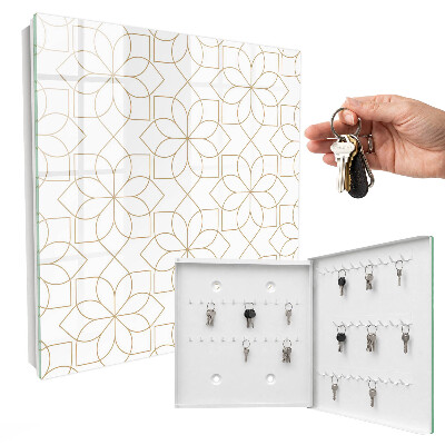Key box Floral pattern