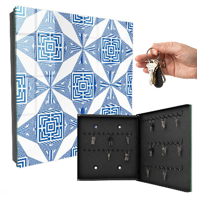 Key storage box Geometric pattern