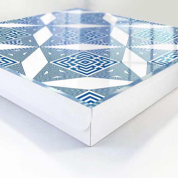 Key storage box Geometric pattern
