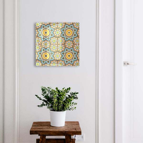 Key cabinet for wall Geometric mosaic