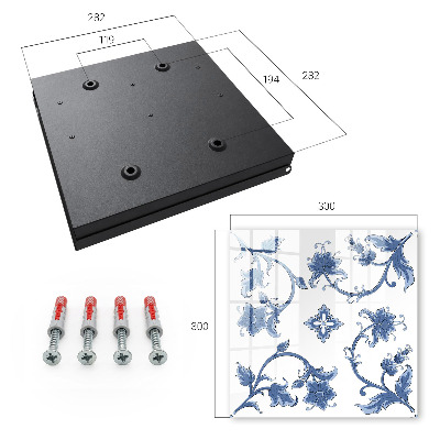 Key box Floral patterns