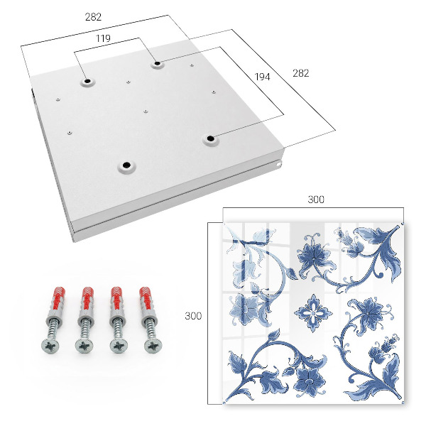 Key box Floral patterns
