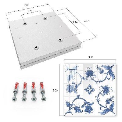 Key box Floral patterns