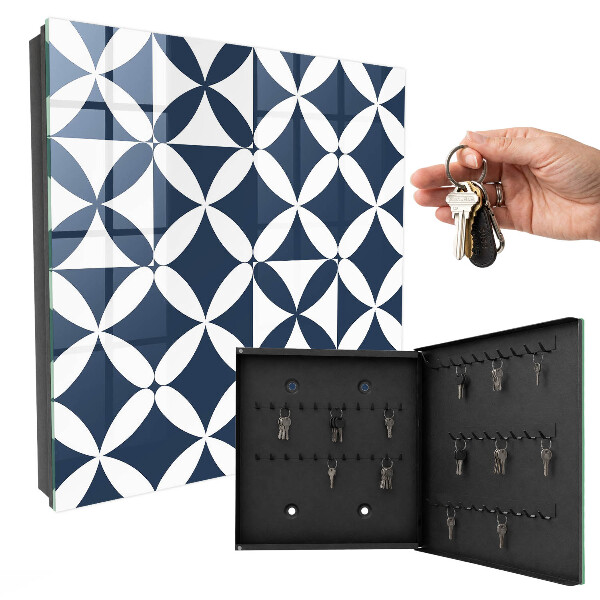 Key cabinet for wall Geometric elegance