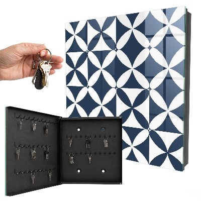 Key cabinet for wall Geometric elegance