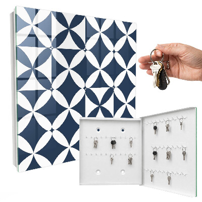 Key cabinet for wall Geometric elegance