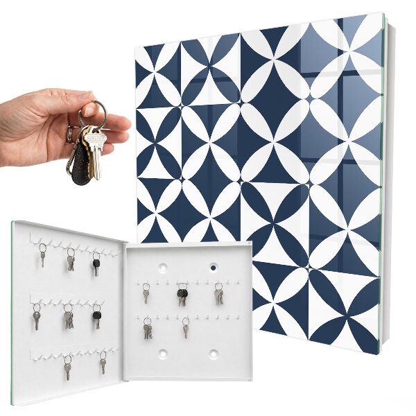 Key cabinet for wall Geometric elegance