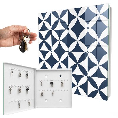 Key cabinet for wall Geometric elegance