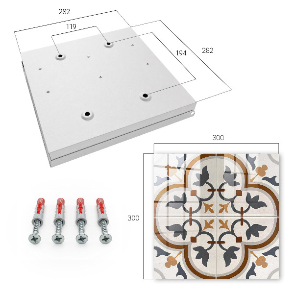 Key storage box Geometric elegance