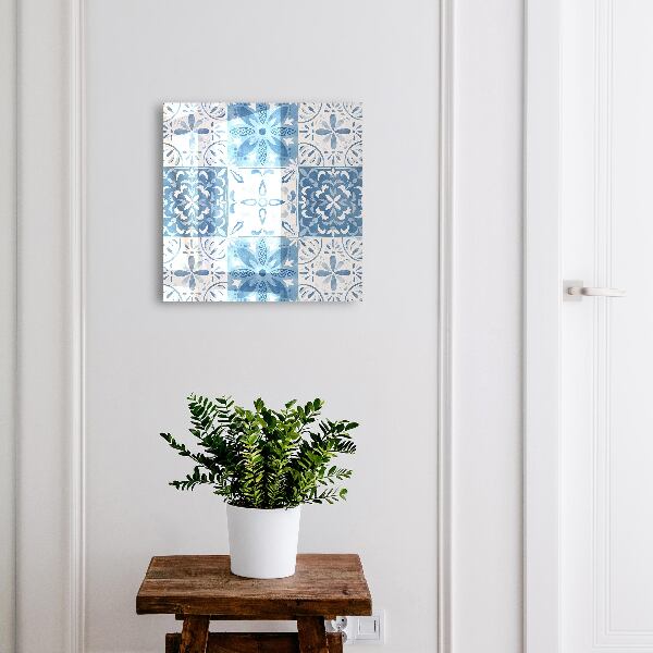 Key cabinet for wall Geometric tiles