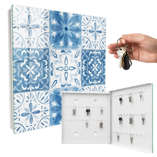 Key cabinet for wall Geometric tiles
