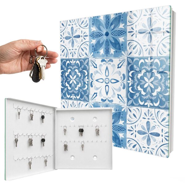 Key cabinet for wall Geometric tiles