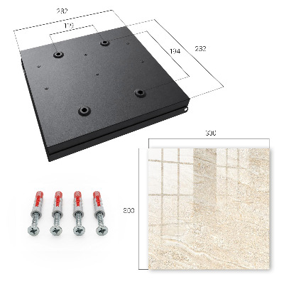 Key storage box Beige waves