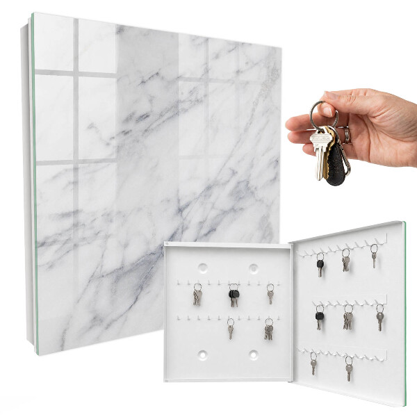 Key cabinet for wall Marble elegance