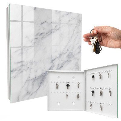Key cabinet for wall Marble elegance