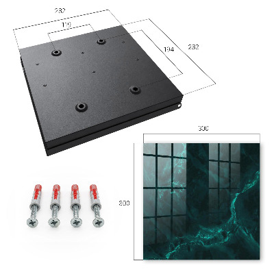 Key storage box Green depth
