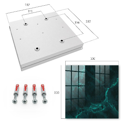 Key storage box Green depth