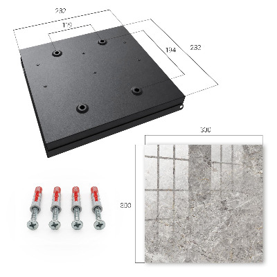 Key storage box Marble background