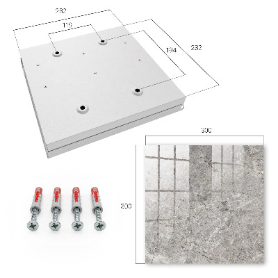 Key storage box Marble background