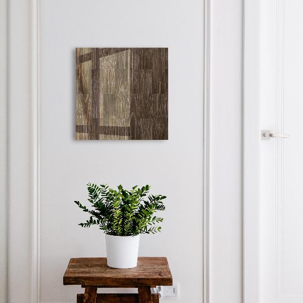 Key cabinet for wall Brown wood
