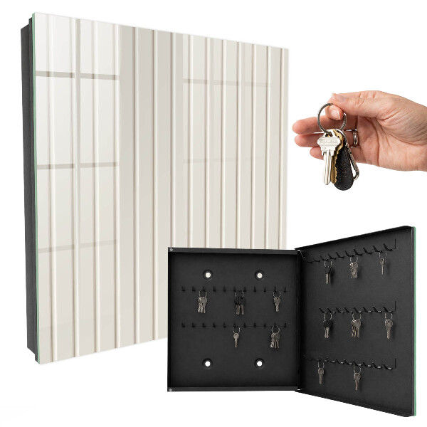 Key storage box Vertical stripes