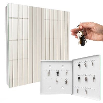 Key storage box Vertical stripes