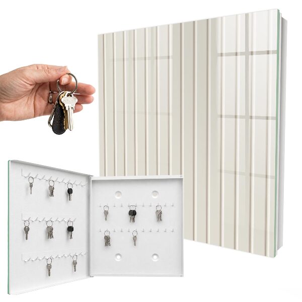 Key storage box Vertical stripes