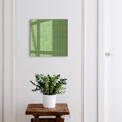 Key cabinet for wall Green bamboo