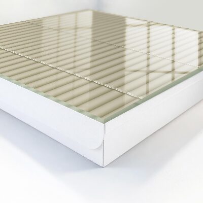 Key storage box Beige stripes