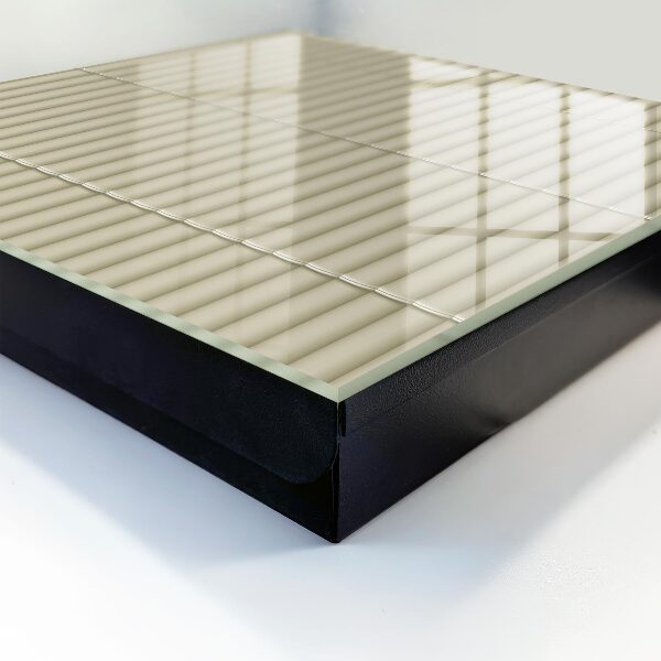 Key storage box Beige stripes