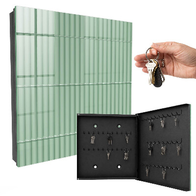 Key box Green stripes