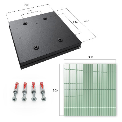 Key box Green stripes