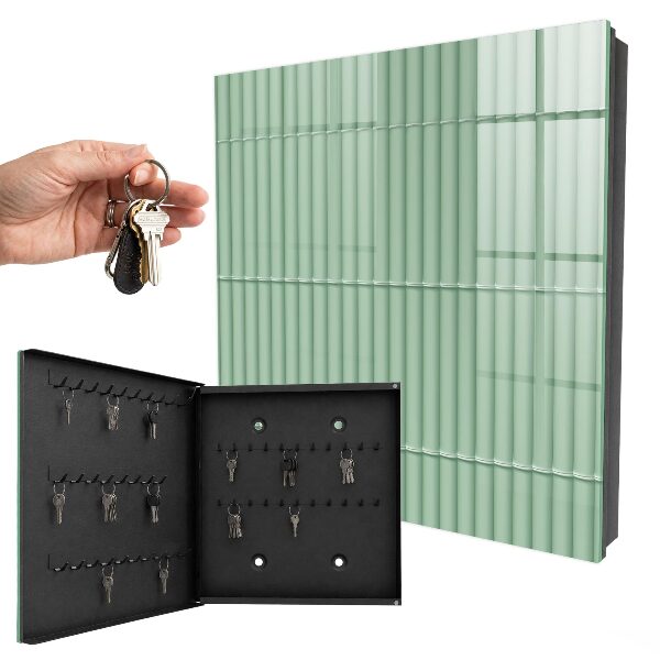 Key box Green stripes