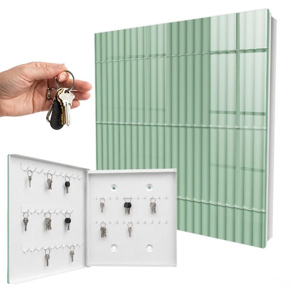 Key box Green stripes