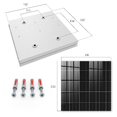 Key box Black rectangles