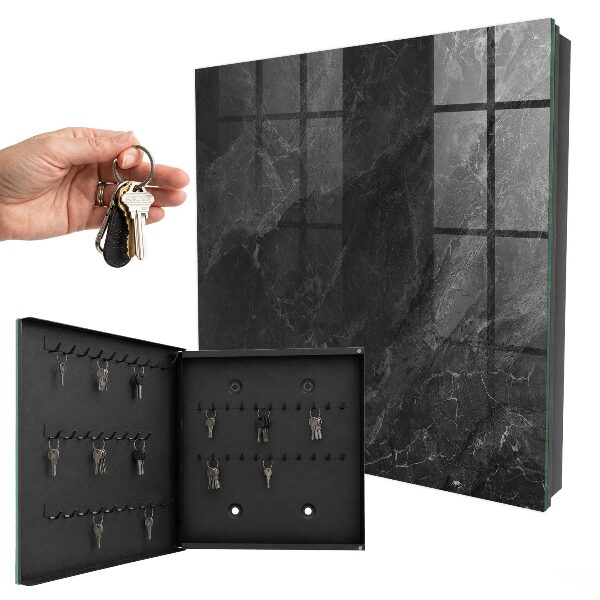 Key cabinet for wall Gray stone