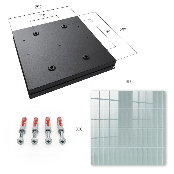 Key cabinet for wall Delicate pattern