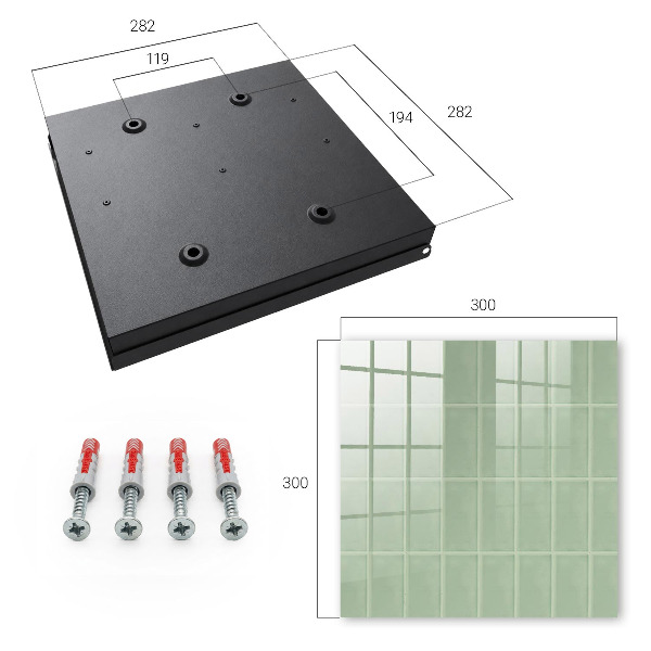 Key box Green tiles