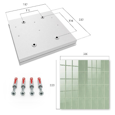 Key box Green tiles