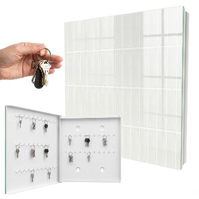 Key cabinet for wall Light tiles