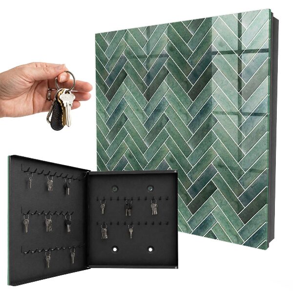 Key box Green fishbone