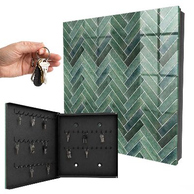 Key box Green fishbone