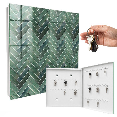Key box Green fishbone