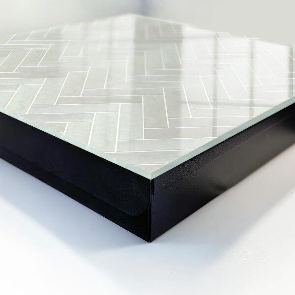 Key storage box Herringbone pattern