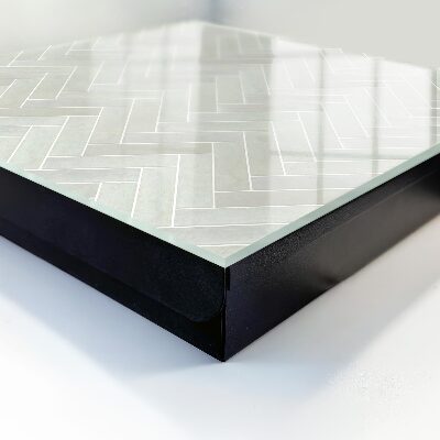 Key storage box Herringbone pattern