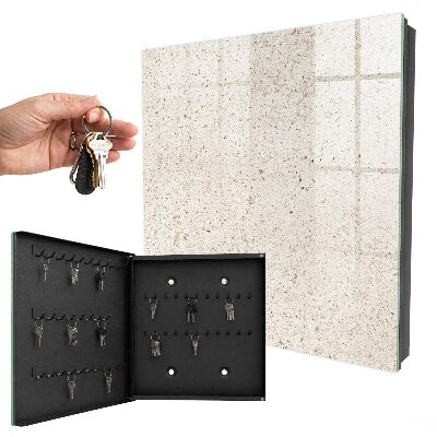 Key storage box Beige elegance