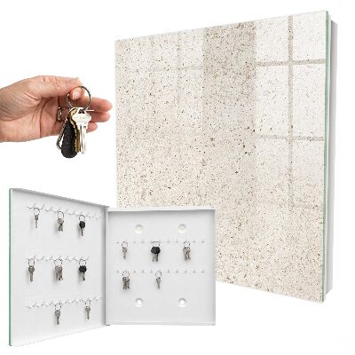Key storage box Beige elegance