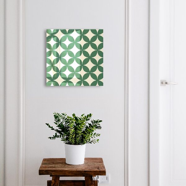 Key cabinet for wall Green wheels